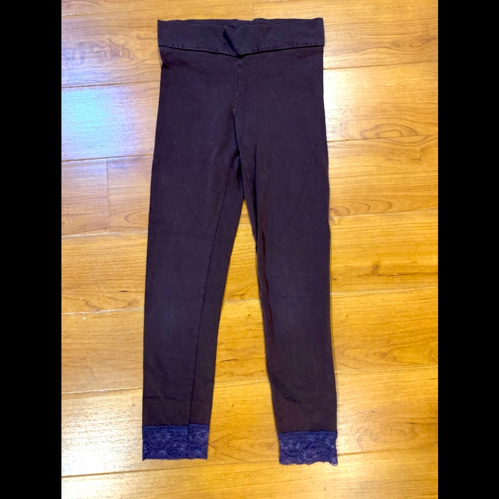 Pink Zebra Leggings Girls Large 14